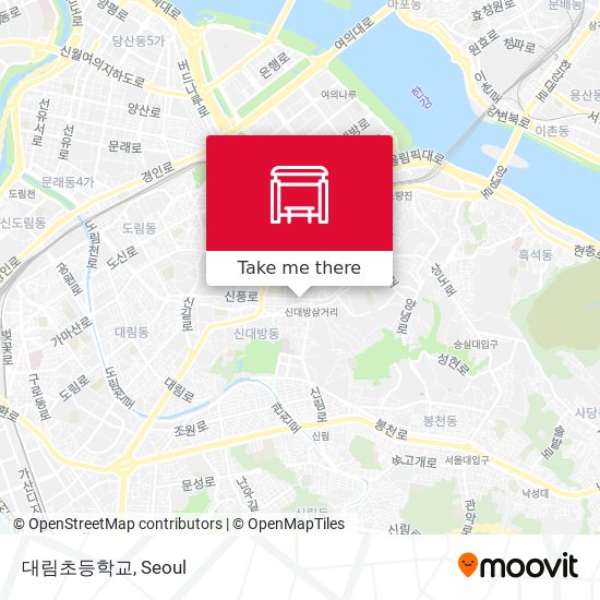 대림초등학교 map