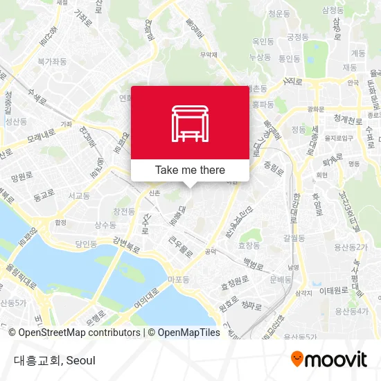 대흥교회 map