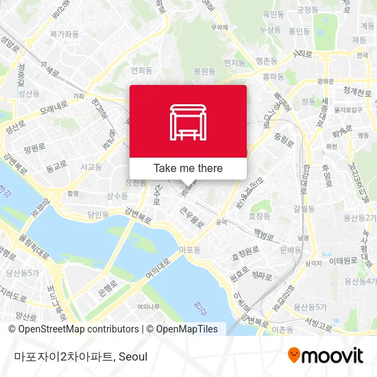 마포자이2차아파트 map