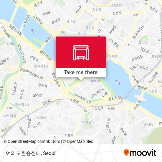 여의도환승센터 map