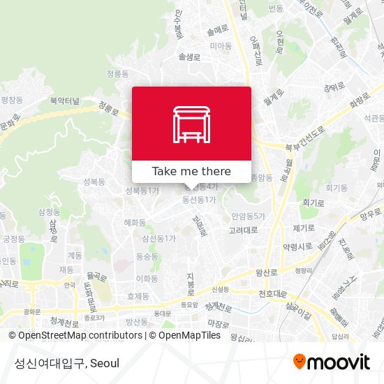 성신여대입구 map