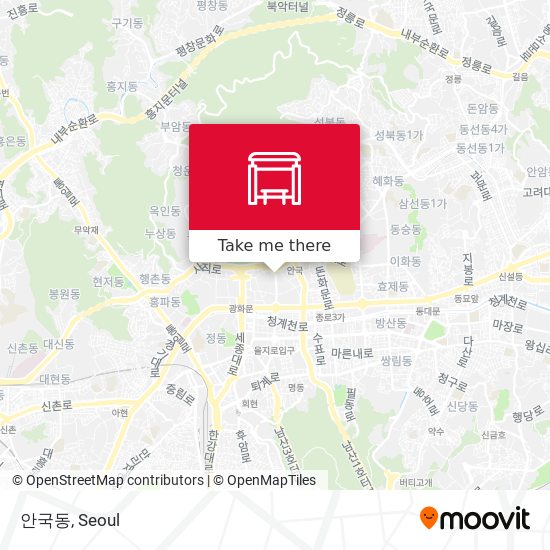 안국동 map