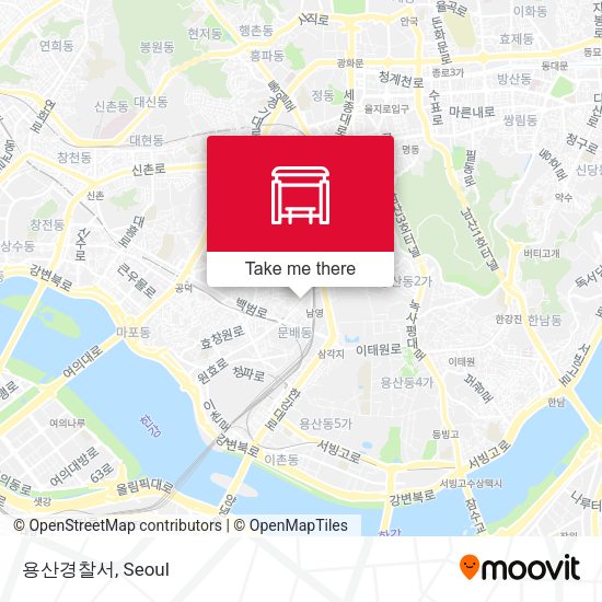 용산경찰서 map