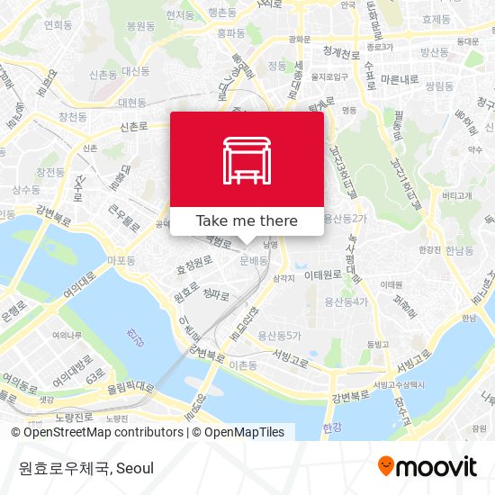 원효로우체국 map