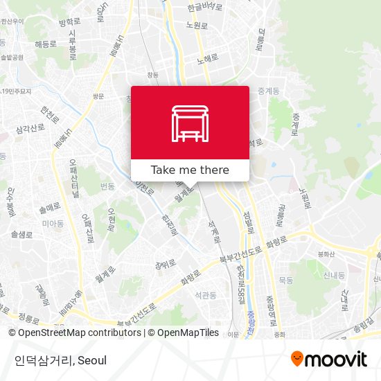 인덕삼거리 map