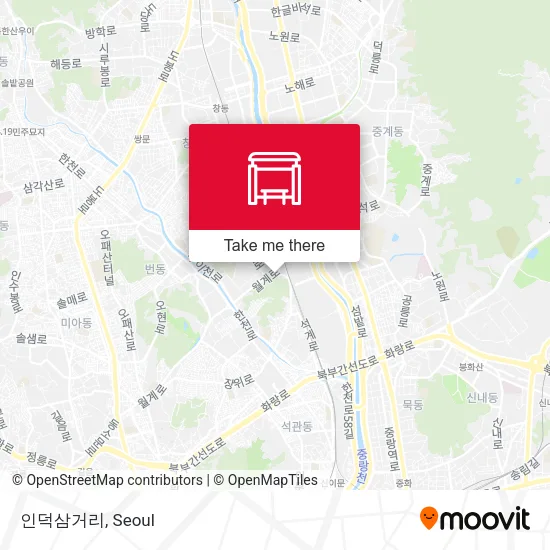 인덕삼거리 map