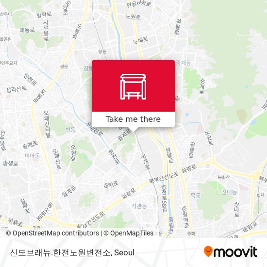 신도브래뉴.한전노원변전소 map