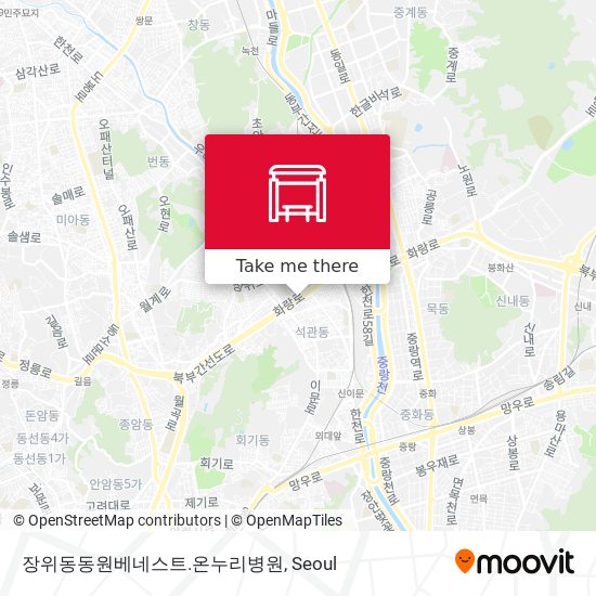 장위동동원베네스트.온누리병원 map