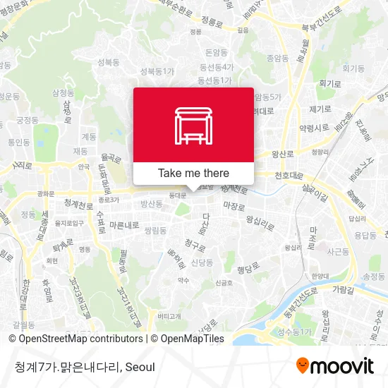 청계7가.맑은내다리 map