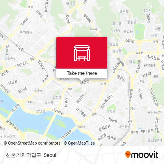 신촌기차역입구 map