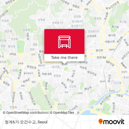 청계6가.오간수교 map