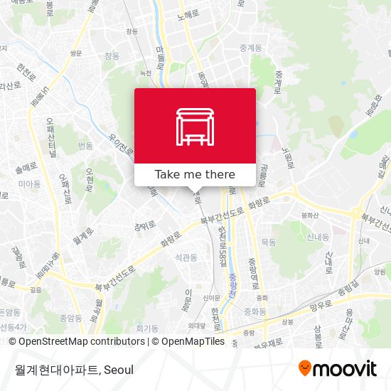 월계현대아파트 map