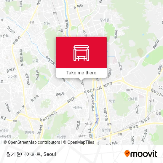 월계현대아파트 map