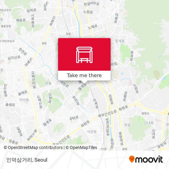 인덕삼거리 map