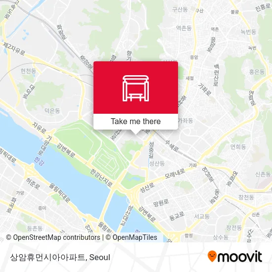 상암휴먼시아아파트 map