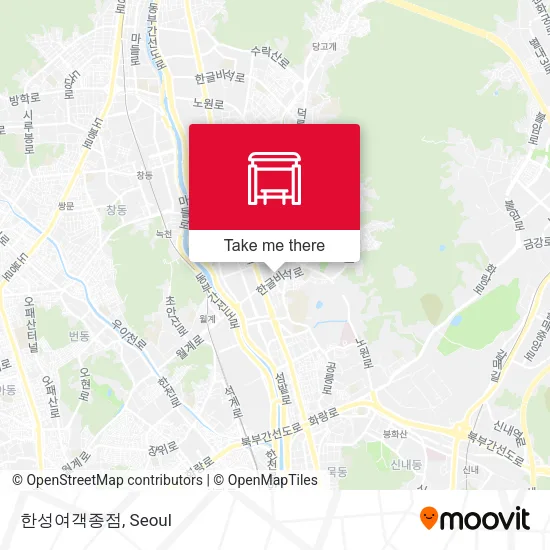 한성여객종점 map