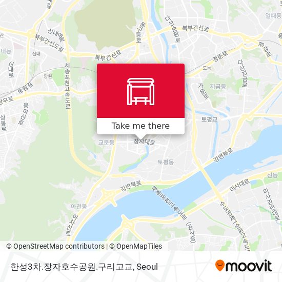 한성3차.장자호수공원.구리고교 map