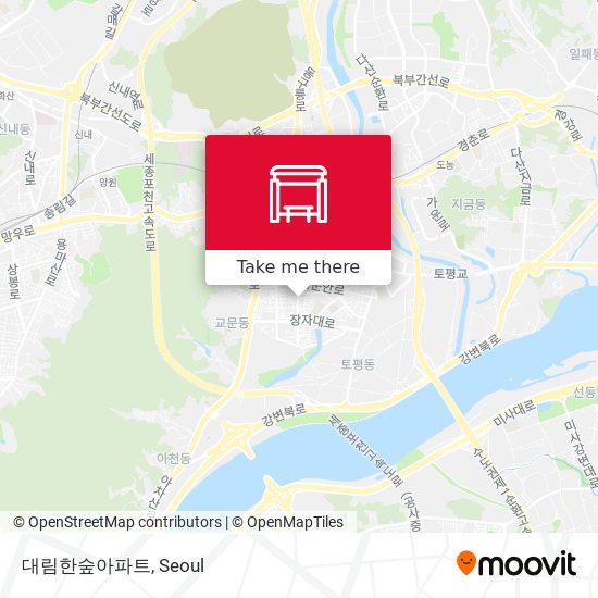 대림한숲아파트 map