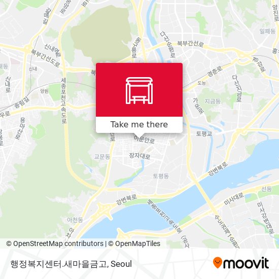 행정복지센터.새마을금고 map