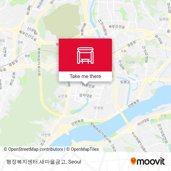 행정복지센터.새마을금고 map