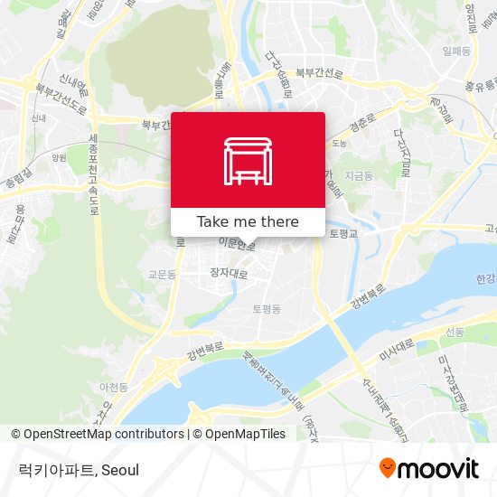 럭키아파트 map