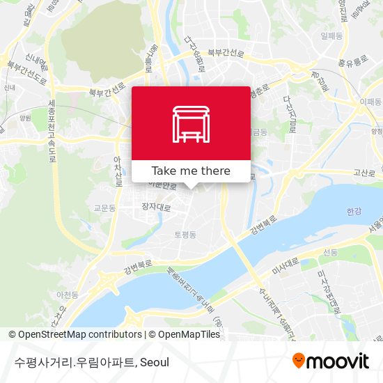 수평사거리.우림아파트 map