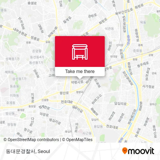 동대문경찰서 map