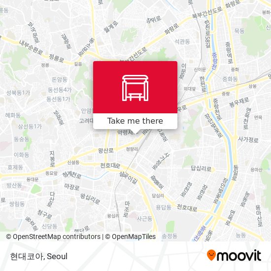 현대코아 map