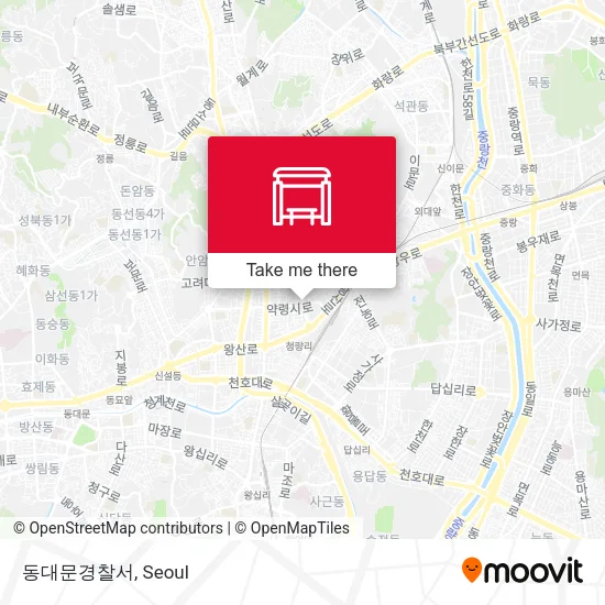 동대문경찰서 map