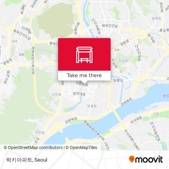 럭키아파트 map