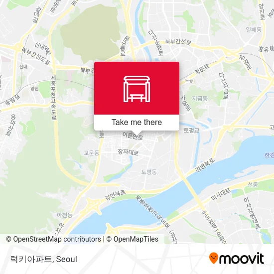 럭키아파트 map