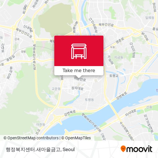 행정복지센터.새마을금고 map