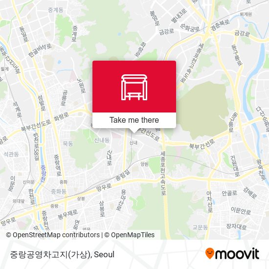 중랑공영차고지(가상) map