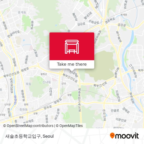 새솔초등학교입구 map