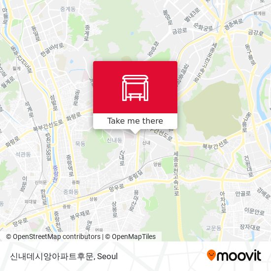 신내데시앙아파트후문 map