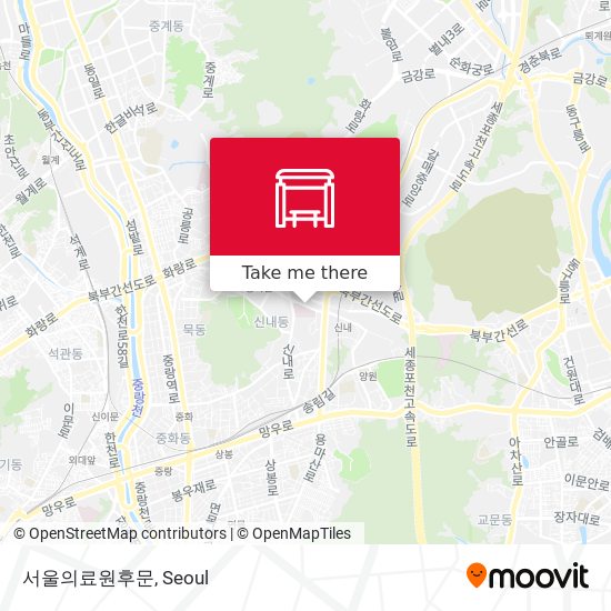서울의료원후문 map