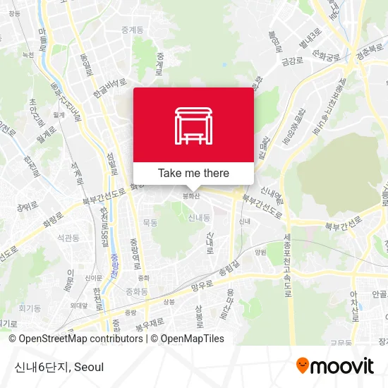 신내6단지 map