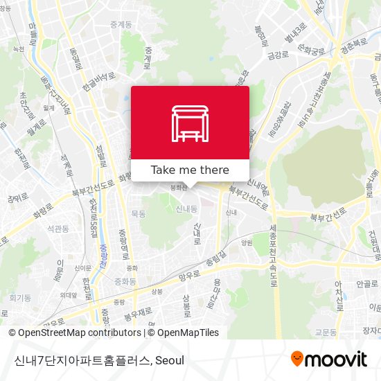 신내7단지아파트홈플러스 map