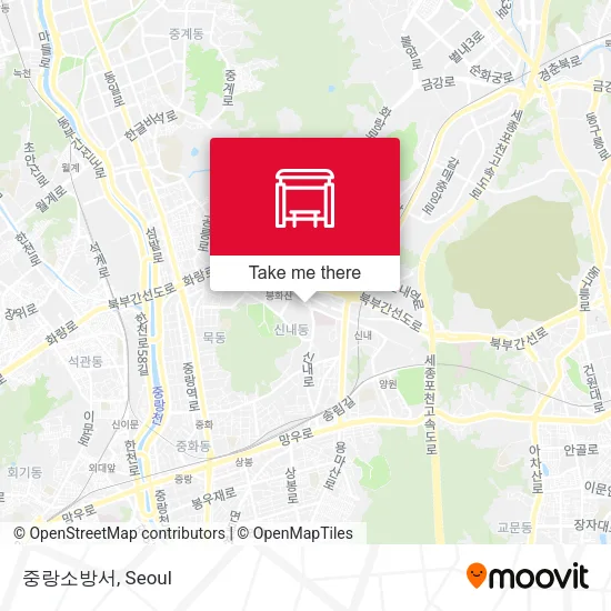 중랑소방서 map