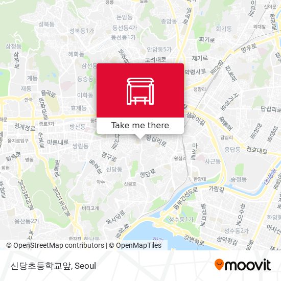 신당초등학교앞 map