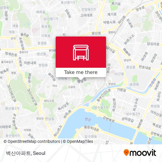 벽산아파트 map