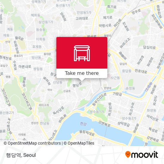 행당역 map