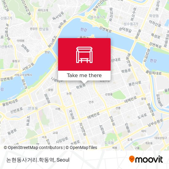 논현동사거리.학동역 map