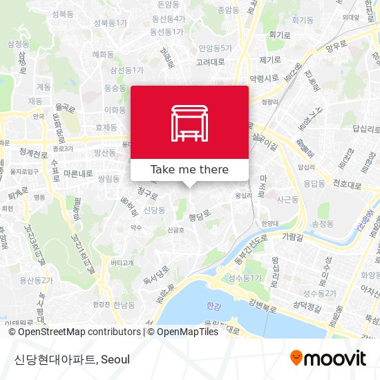 신당현대아파트 map