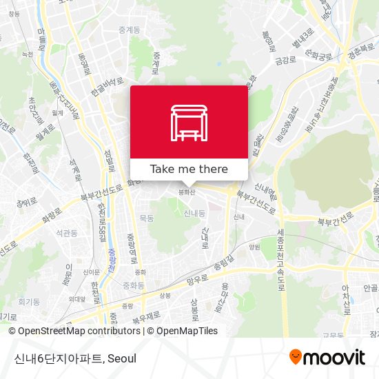 신내6단지아파트 map