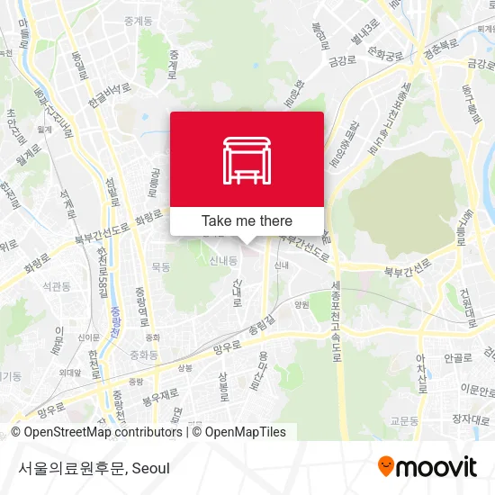 서울의료원후문 map