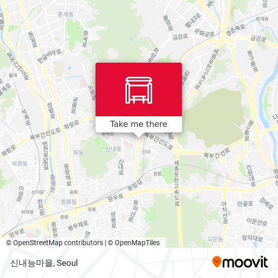 신내능마을 map