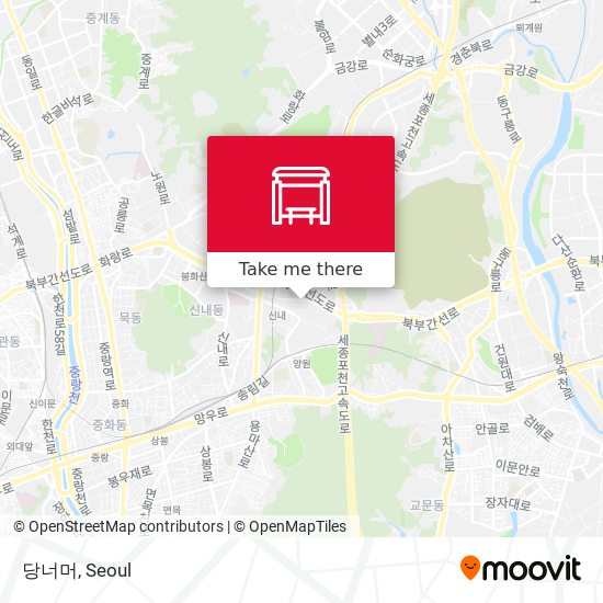 당너머 map
