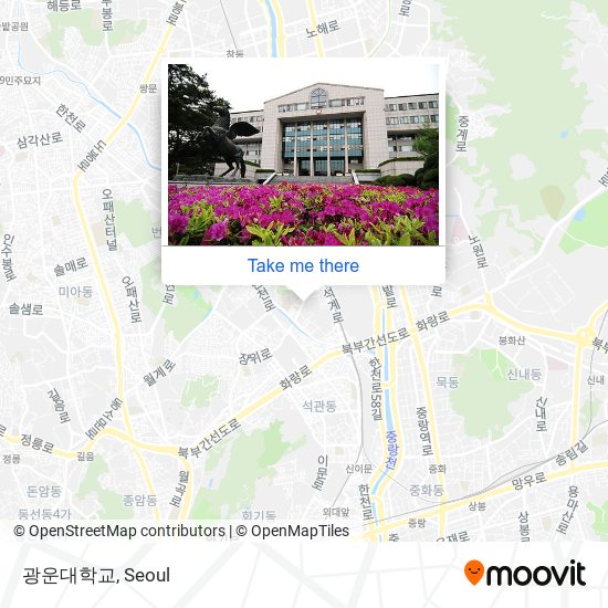 광운대학교 map