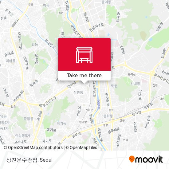 상진운수종점 map